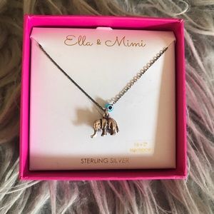 Sterling Silver Elephant Necklace